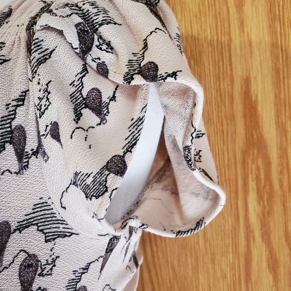 Anthropologie Leifnotes up and away hot air balloon print viscose crepe … - Picture 8 of 13